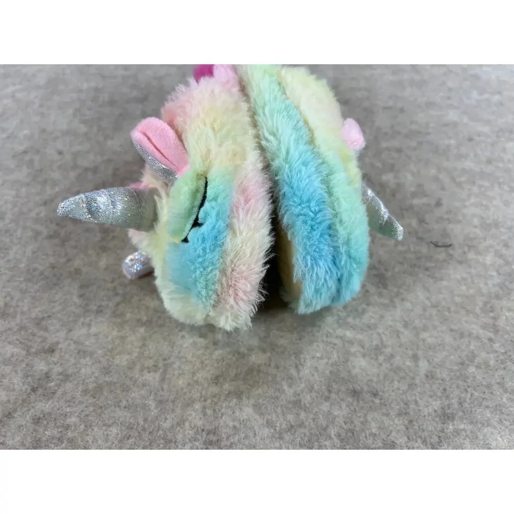 Rainbow Unicorn Slippers Toddler Girls Size 17.5 (fits like US 9/10)